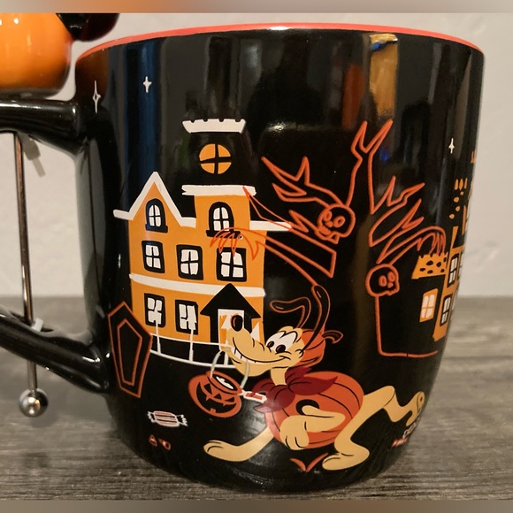 Disney Mickey Mouse Halloween Coffee Mug with Stirrer - Picture 6 of 10